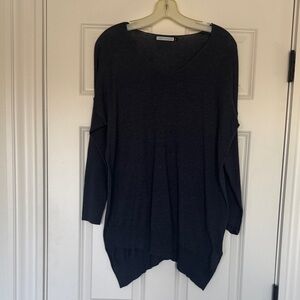 Black V-Neck Sweater